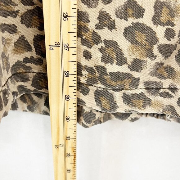 Free People Leopard Print Utility Jacket - Picture 9 of 9